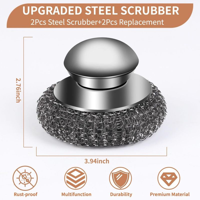 Scourer với tay cầm là gì?
