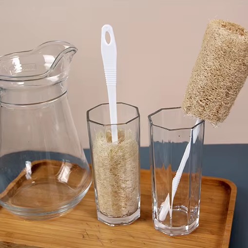 Cup Brush Luffa Sponge Bếp Tắm Tắm