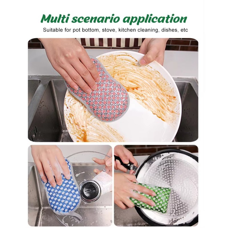 Miếng bọt biển chà rửa bát đĩa nhà bếp