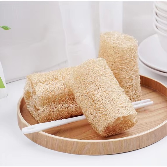 Trợ lý vệ sinh nhà bếp Bàn chải xơ mướp tự nhiên