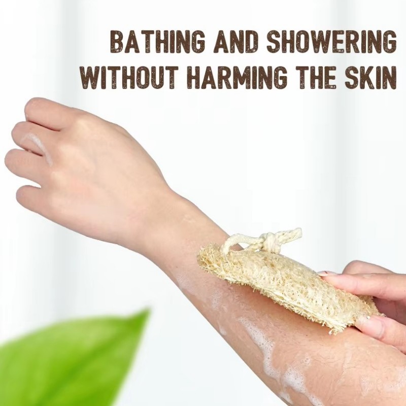 Bàn chải làm sạch dây Loofa Bọt biển tắm cơ thể