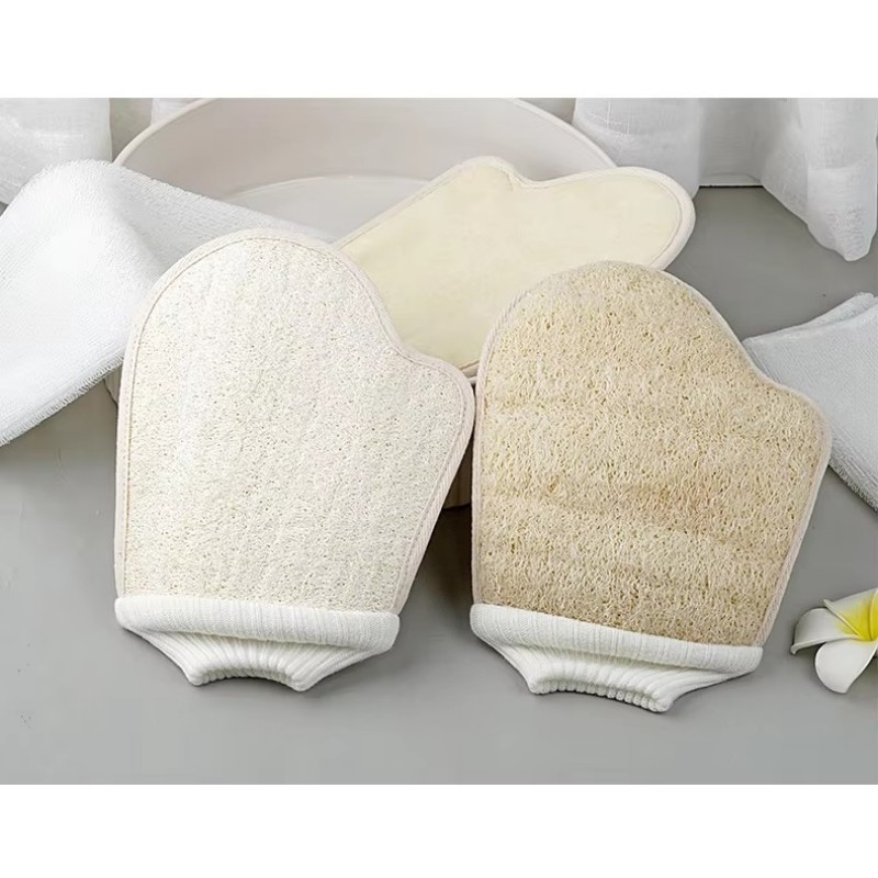 Găng tay Loofah Bath Cleaning Rửa Spong
