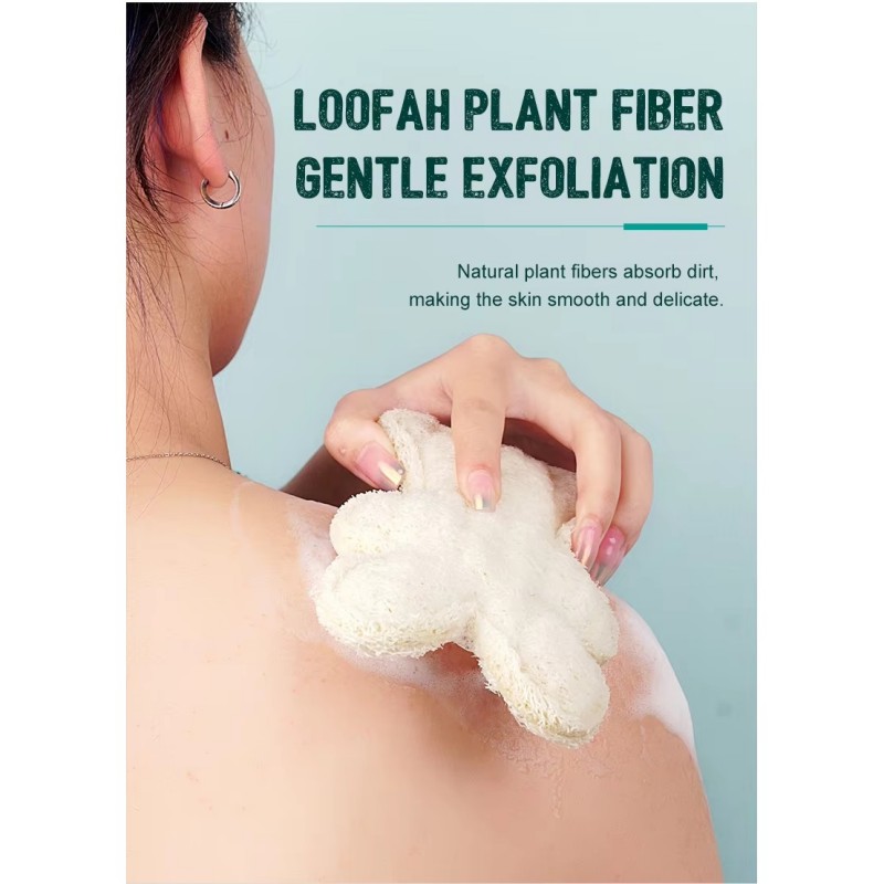 Bàn chải làm sạch hình gấu xơ mướp
