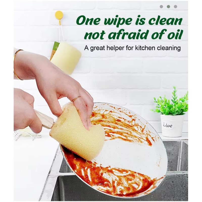 Bàn chải Pot Pan Miếng xơ mướp Bionic